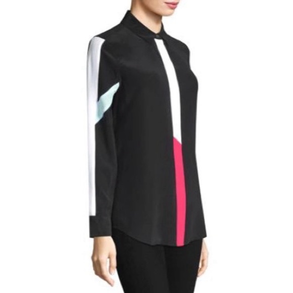 Equipment Colorblock Button Down Top - Picture 3 of 5